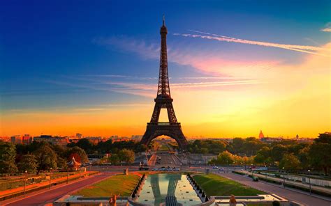 Eiffel Tower Sunset Wallpaper 2560x1600 21368