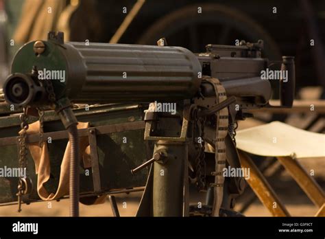 Maxim Gun Vickers Heavy Machine Gun World War 1 The Great War The Somme