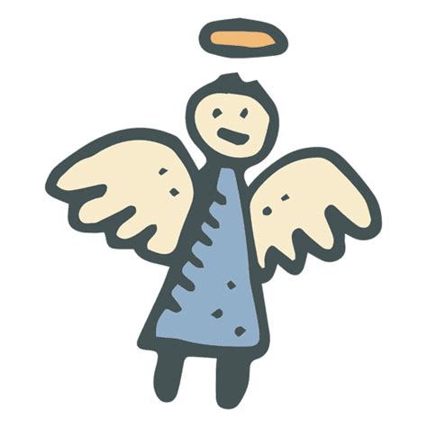 Angel Hand Drawn Cartoon Icon 24 Transparent Png And Svg