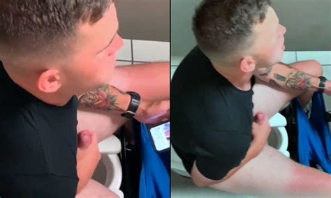 Army Guy Caught Jerking Off In Toilet Spycamfromguys Hidden Cams