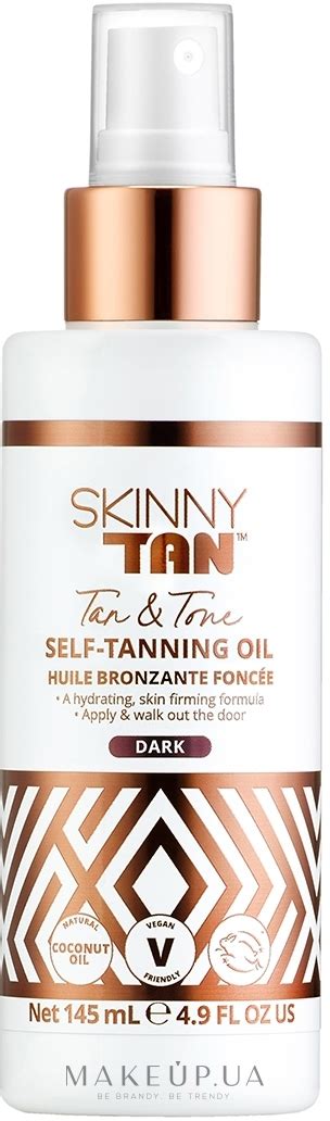 Skinny Tan Tan and Tone Oil Масло для автозагара Dark купить по