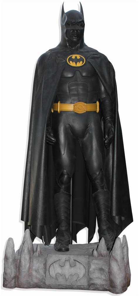 Lot Detail The Batsuit Worn By Michael Keaton In Batman From 1989