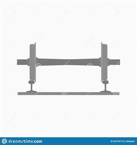 Wheel And Axle Vector Illustration Labeled Load Towing Simple