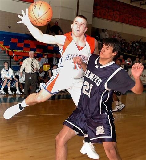 Mike Trout Playing Basketball For Millville High Flickr