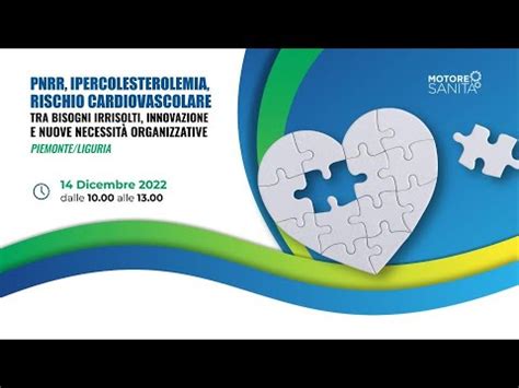 Pnrr Ipercolesterolemia Rischio Cardiovascolare Youtube