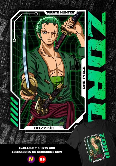 One Piece Roronoa Zoro T Shirt One Peice Anime Zoro One Piece Design