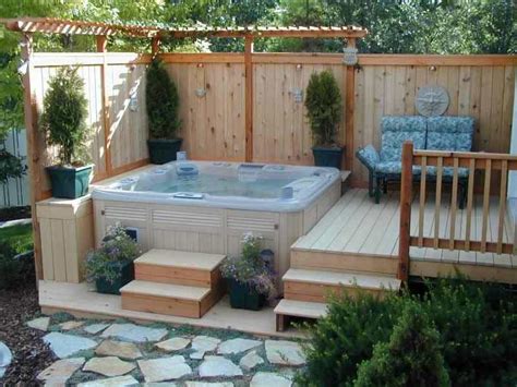Or that hotel in the philippines, where the presenter showed a bath, lotus. 30 Stunning Garden Hot Tub Designs