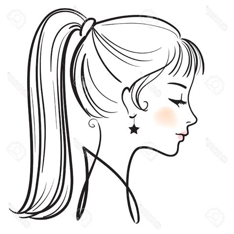 Female Face Profile Drawing At Getdrawings Free Download
