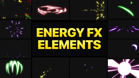 Click graphics at the top. Energy Elements | Premiere Pro MOGRT Videohive 27597354 ...
