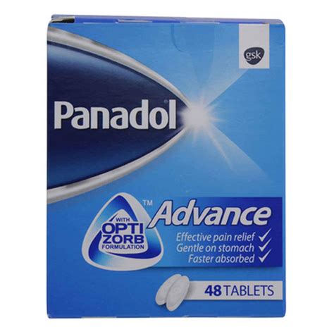 Buy Panadol Advance Pain Relief Tablets 48 count Online - Shop Health