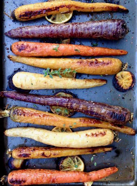 Roasted Heirloom Carrots Recipe Veggie Society