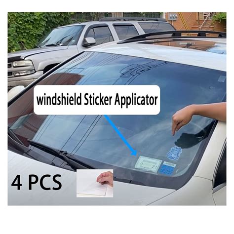 Buy Windshield Sticker Applicator - Static Cling for Stickers, Makes