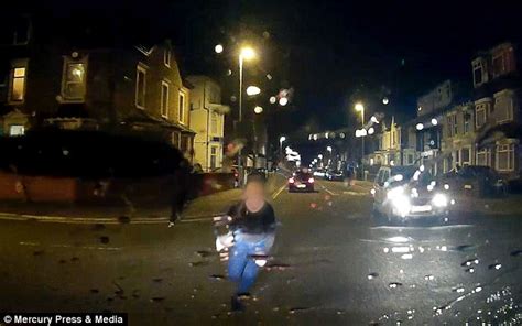Woman Caught On Dashcam Hurling Herself At Blackpool Taxi Daily Mail