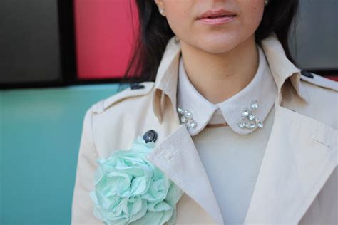 Jeweled Collar And Flower Pin Zara Fashion Fashion Embellished