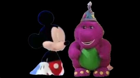 Barney Doll Wink Homemade 8 Mickey Mouse Clubhouse Edition Youtube