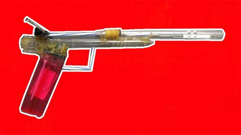 Homemade Gun How To Make A Gun From A Ballpoint Pen Making Gun Youtube