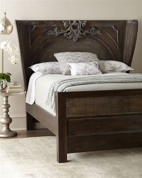Remberts Cane King Bed Neiman Marcus