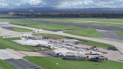 Manchester Airport Transformation Programme Drone Footage Of
