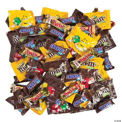 Mandm Mars Kids Favorites Chocolate Candy 55 Pc Oriental Trading