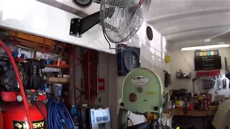 The general garage talk & discussions. 20" Oscillating Wall Mount Fan Install #10236 from ...