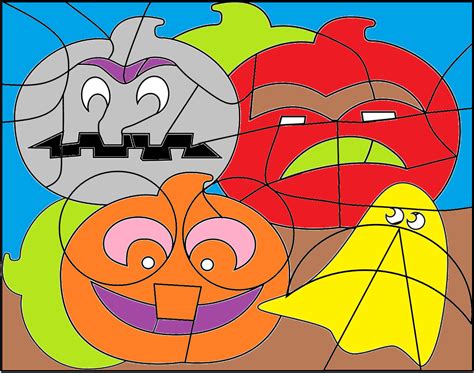 IPOTÂME.TÂME Coloriage magique Halloween CP et CE2 et CE1