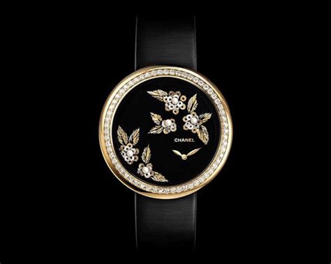 Chanels New Mademoiselle Prive Watches With Embroidered Camellia