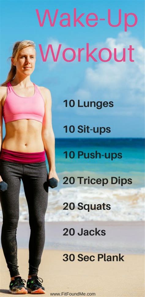 Fitness Motivation Morning Workout To Boost Metabolism For The Day