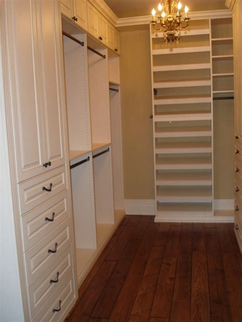 Corner desks can help give you more surface area to work on while reducing clutter in the room. Master Walk-in Closet | Houzz