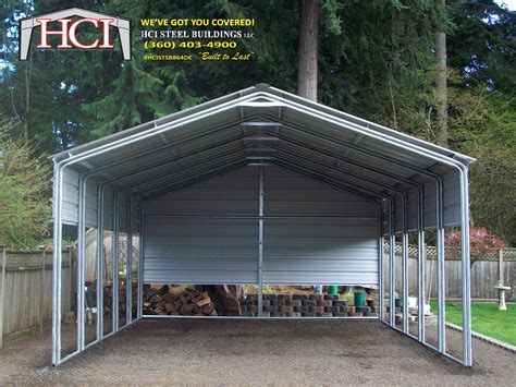 Metal Carports | HCI Steel Buildings