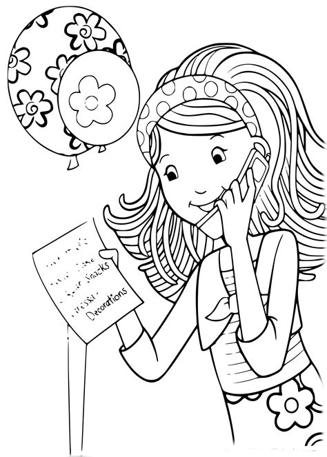 Groovy Girls Drawing And Coloring Page Free Printable Coloring Pages