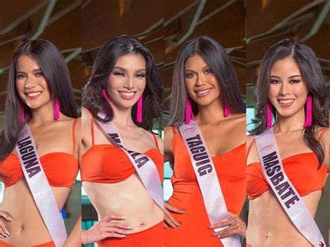 look miss universe philippines 2021 candidates swimsuit photos gma entertainment