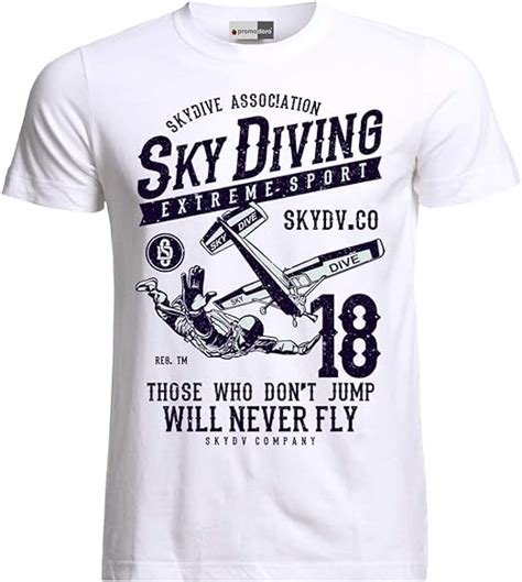 Sky Diver Skydiving Paratrooper Parachutist T Shirt Parachutiste