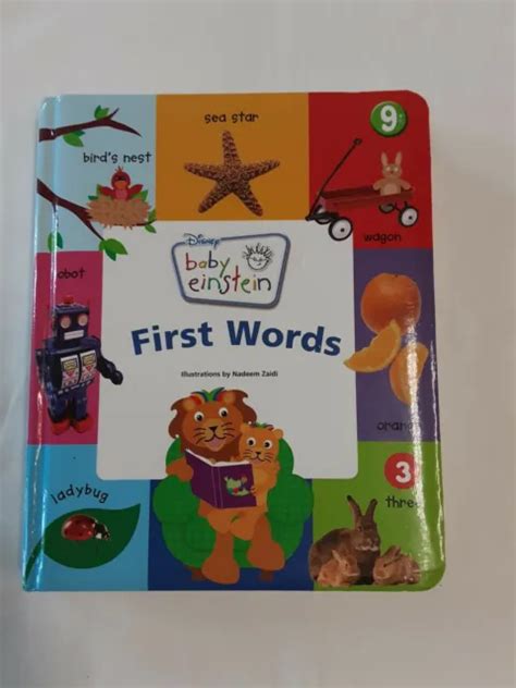 Disney Baby Einstein First Words Board Book Wpictures And Words £307