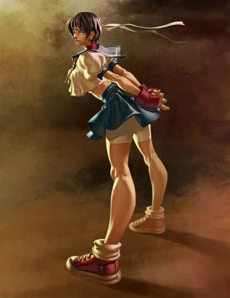 Street Fighter Sakura By Markovah On Deviantart