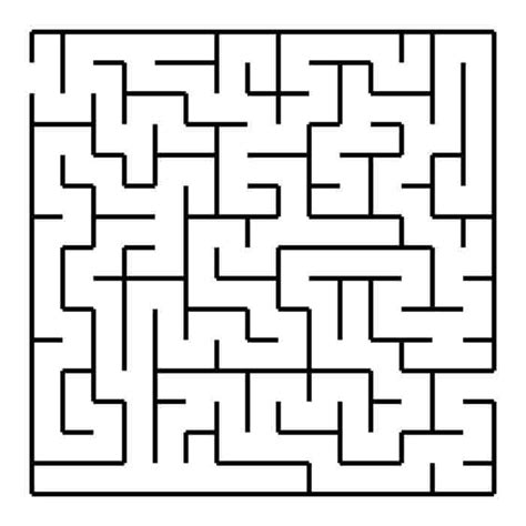 Printable Mazes Best Coloring Pages For Kids Medium Difficulty Maze