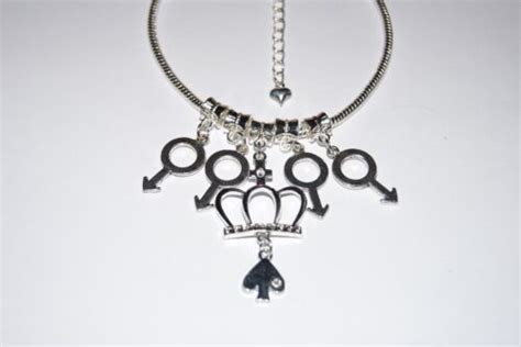 Queen Of Spades Gangbang Euro Anklet Ankle Chain Jewellery QOS Cuckold