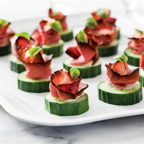 Rare Roast Beef Canapes Recipe Woolworths