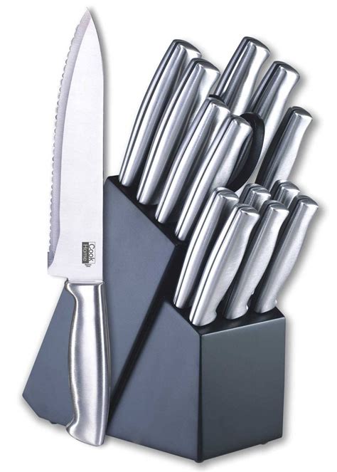 Items shown in image offered. Cook N Home 15-Piece Stainless-Steel Cutlery Set with ...
