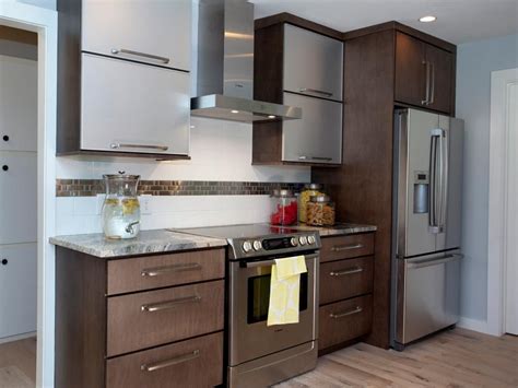 Our first small kitchen design is covered in intricate monochrome wall and floor tiles that draw you into the compact space. Pictures of Small Kitchen Design Ideas From HGTV | HGTV
