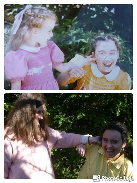 My Sister And Me Then And Now Bored Panda