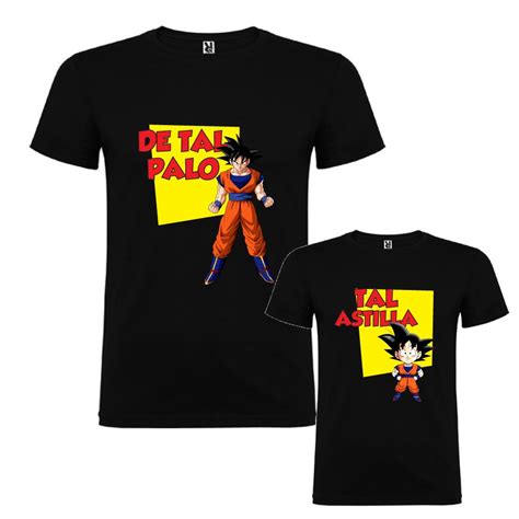 Dragon Ball Playeras Papa E Hijo Dia Del Padre Familia Evento Duo Pap