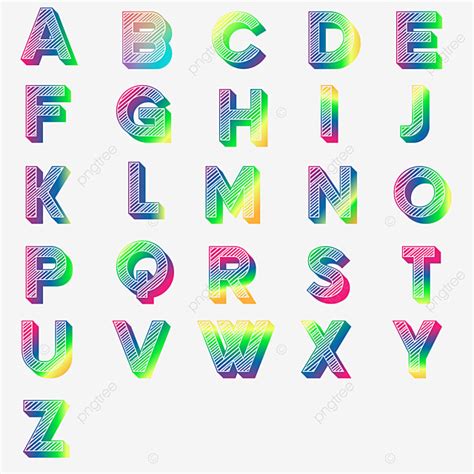 Lgbt Rainbow Colored Vector Hd Png Images Rainbow Colorful Alphabet