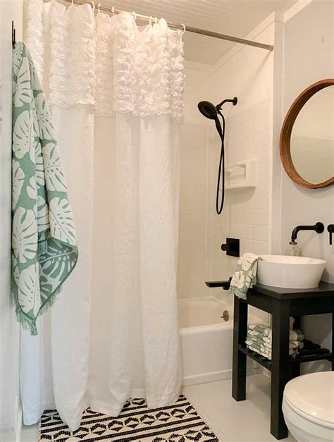 Shower Curtain Ideas For Small Bathrooms Design Corral