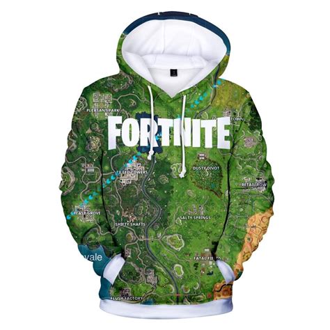 Fortnite Hoodies Fortnite Battle Map 3d Hoodie In 2022 Pullover Sweatshirt Hoodie Unisex