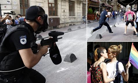 Riot Police Fire Tear Gas At Trans Pride Marchers In Istanbul