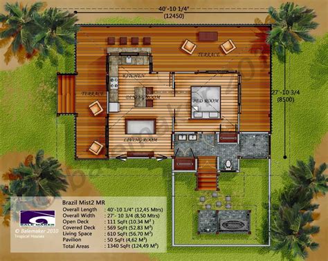 Small Casita Floor Plan Tropical House Plans Small Tropical House