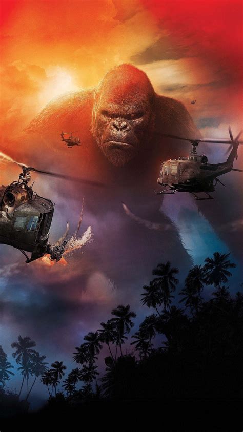 Kong Skull Island Film Complet Fond Décran De Lîle Du Crâne
