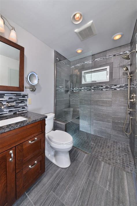 Try these amazing style including door, floor, bathroom tile, and so on. curbless shower floor bathroom contemporary with open ...