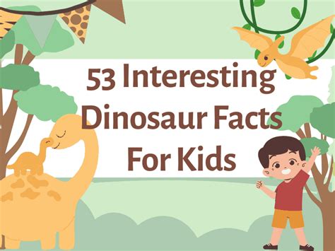 53 Interesting Dinosaur Facts For Kids Teaching Expertise