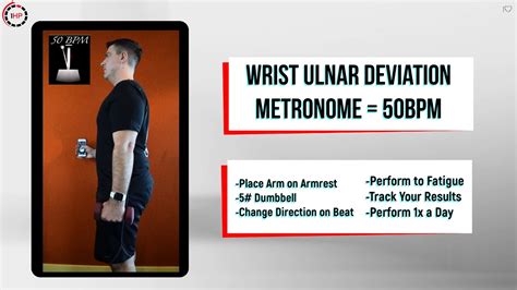 Gamer Exercise Series Wrist Ulnar Deviation Metronome Youtube